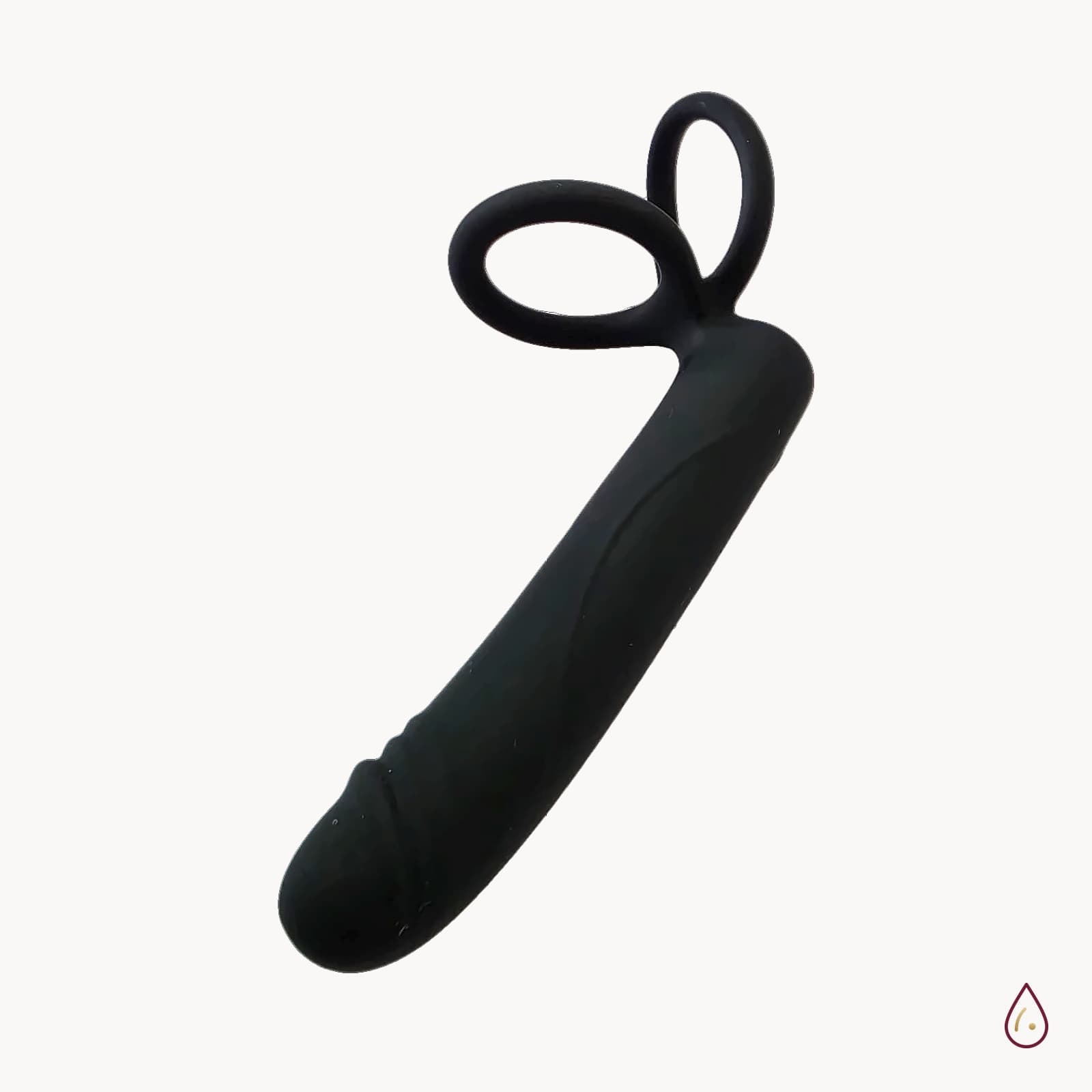 Vibrator za dvostruku penetraciju s dva prstena – 10 vibracija, punjivi